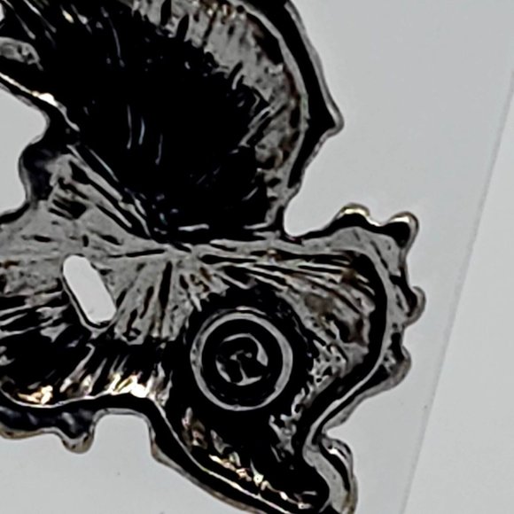 KU Jayhawks University of Kansas Earrings Red Blue Silver Tone F26 - Picture 5 of 5